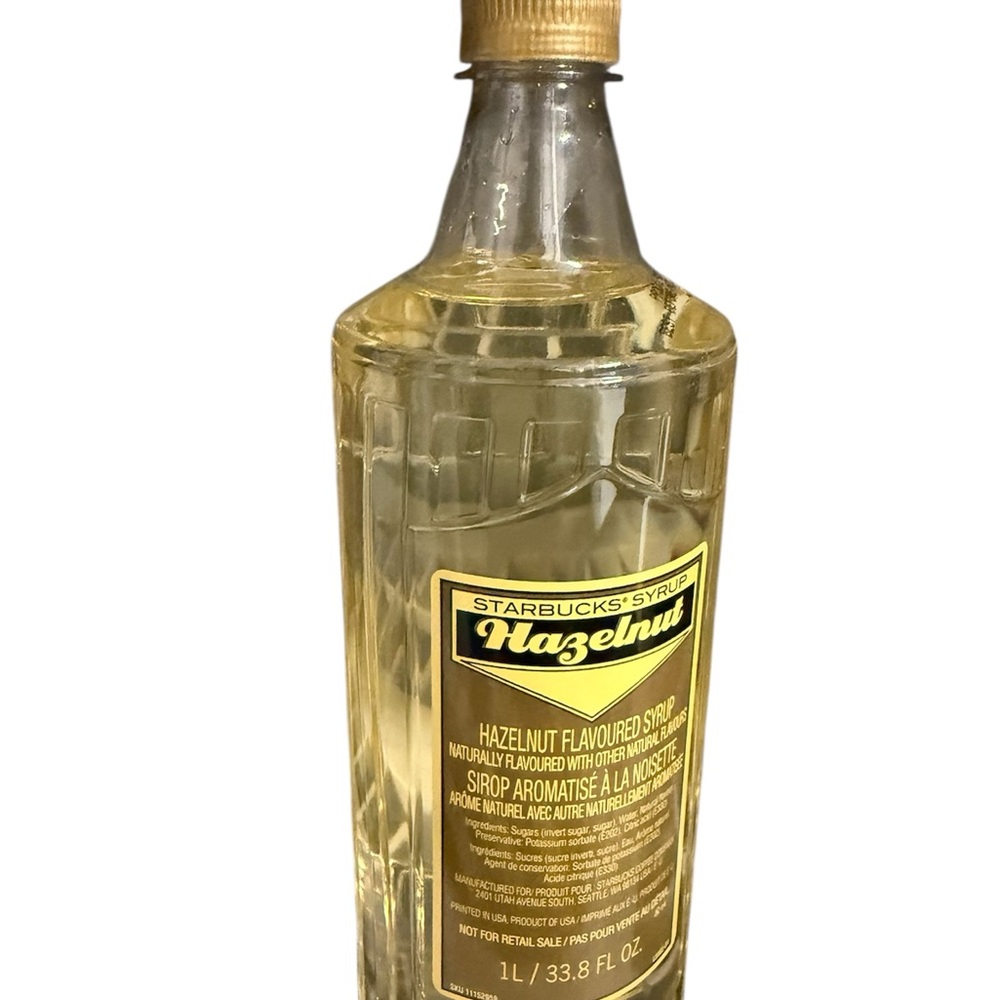 Starbucks Hazelnut Syrup  33.8 oz exp July 2026